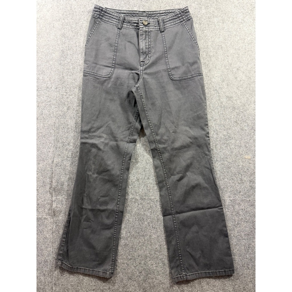 prAna Sancho Slim Pants Women's Size 2 Charcoal Gray High Rise Stretch